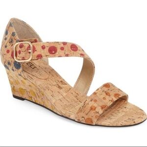 Vaneli Marise Wedge Sandal Colorful Polka Dot​
